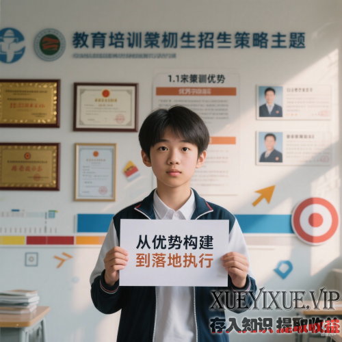 教育培训机构招生策略：从优势构建到落地执行